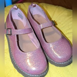Old Navy Kids Size 11 Pink Sparkle Mary Janes